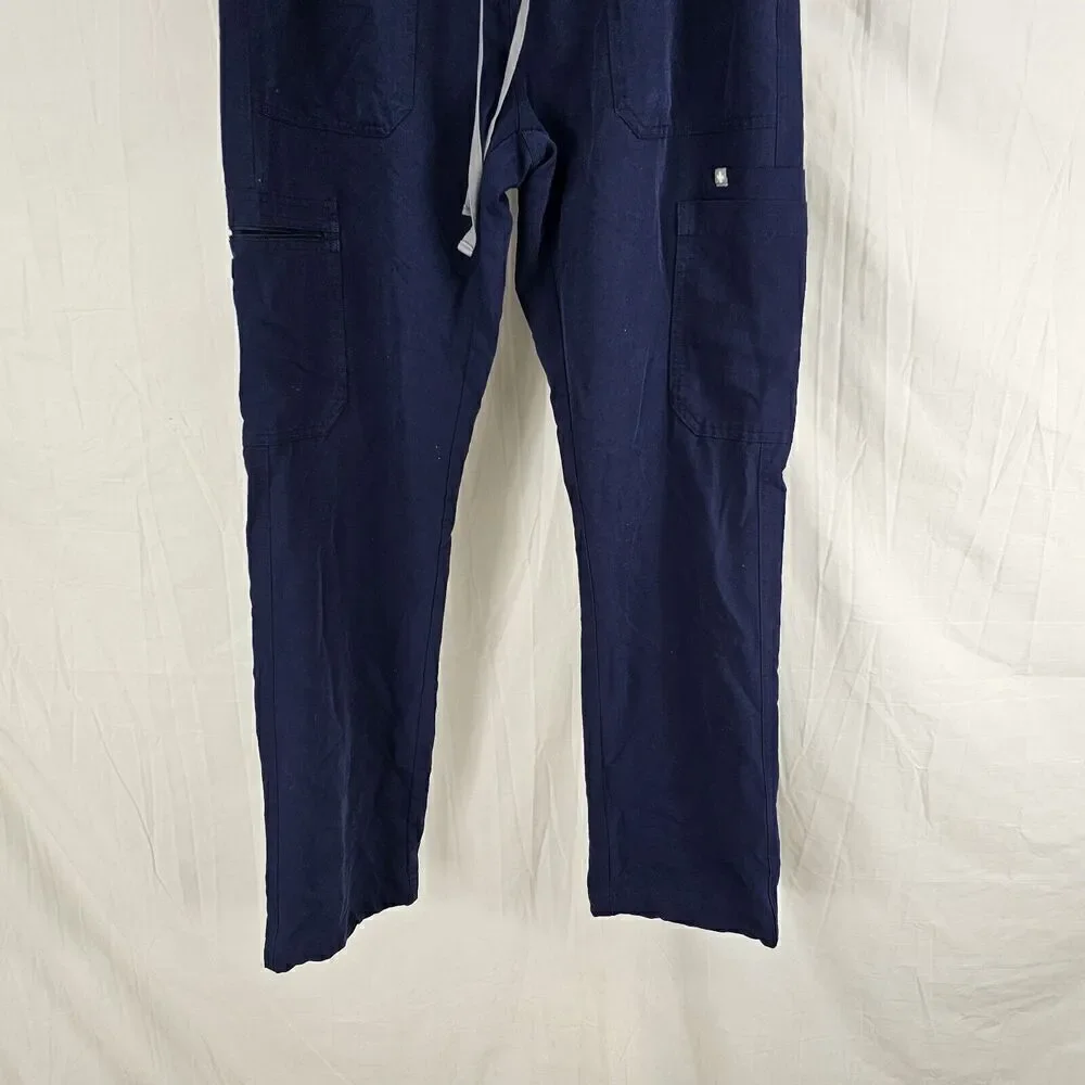 Figs Cairo Cargo Scrub Pants Men's Large Navy Blue Technical Collection Medical